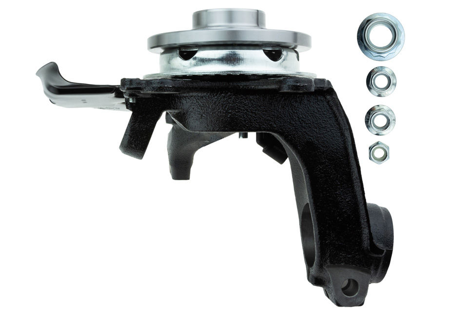 Thumbnail: NTY COMPLETE FRONT STEERING KNUCKLE FOR AUDI A3 96- ZZP-AU-043
