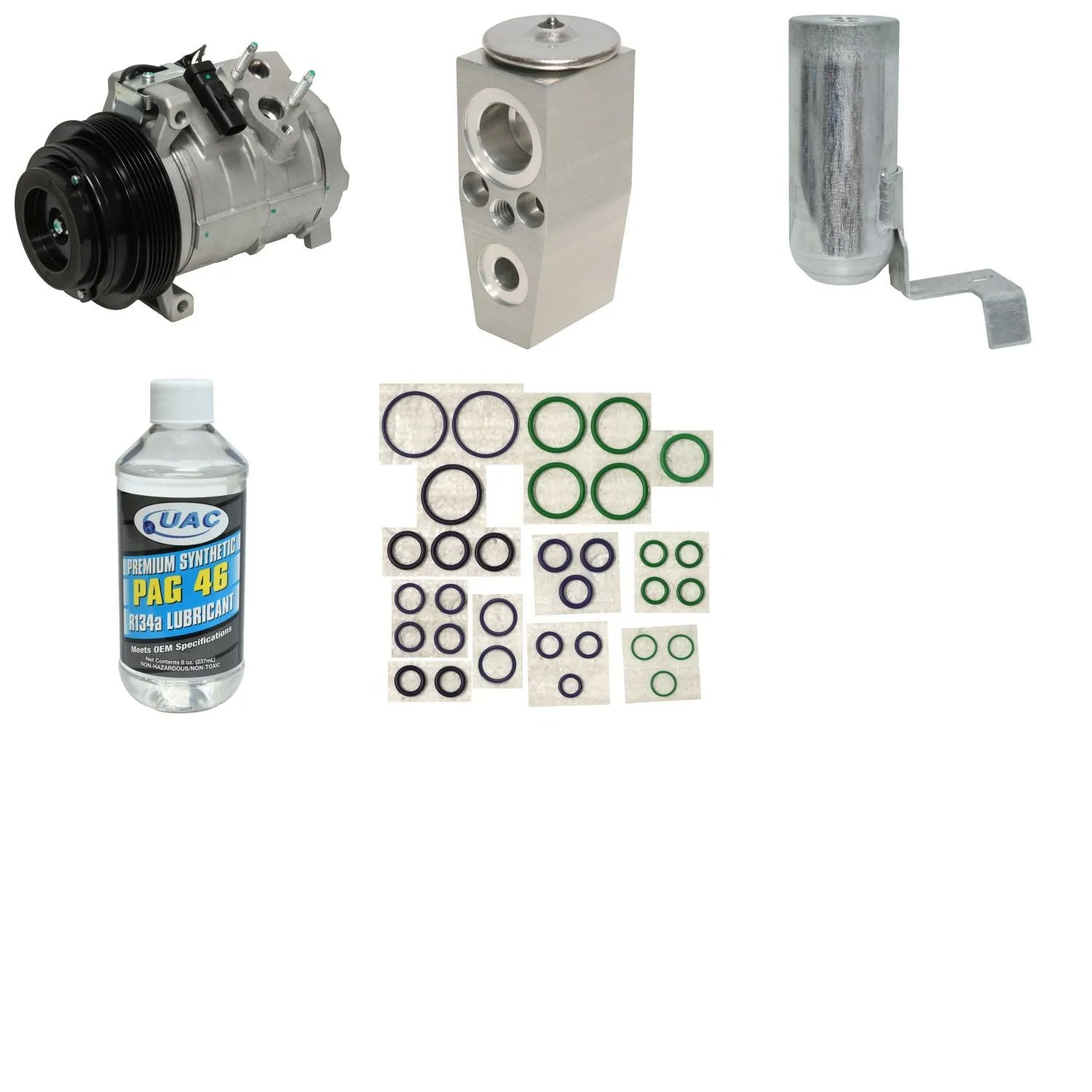 A/C Compressor Kit for VOLKSWAGEN ROUTAN 4.0L 2009-2010 RA/2550RPP