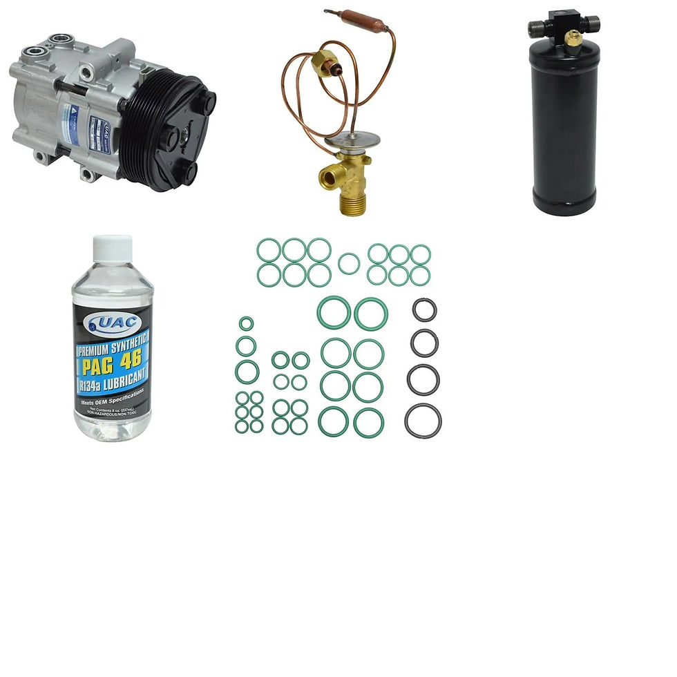 Thumbnail: A/C Compressor Kit for FORD F-53 MOTORHOME CHASSIS 6.8L 2000-2001 RA/3888RPP