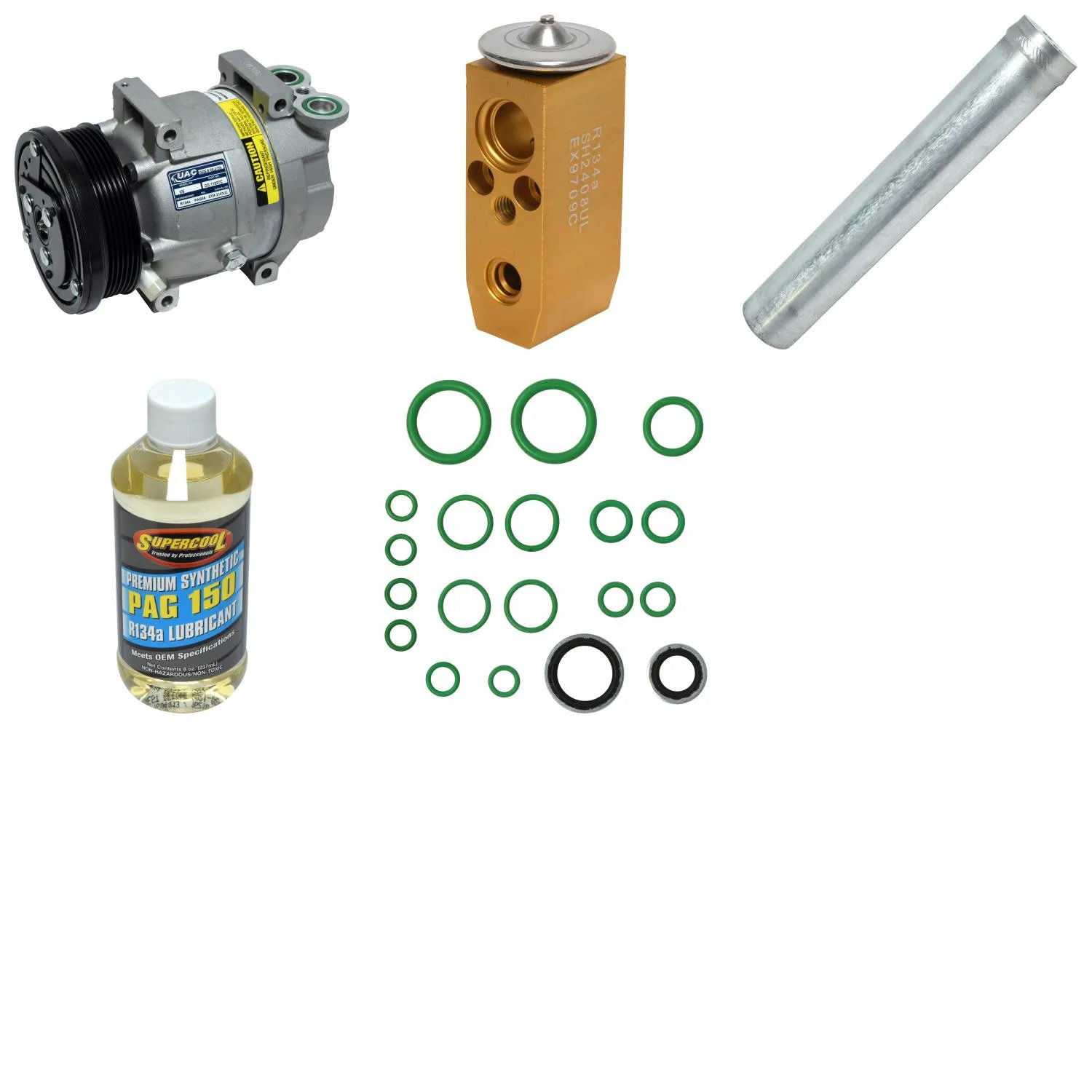 A/C Compressor Kit for CHEVROLET PONTIAC AVEO WAVE 1.6L 2004-2008 RA/2823RPP