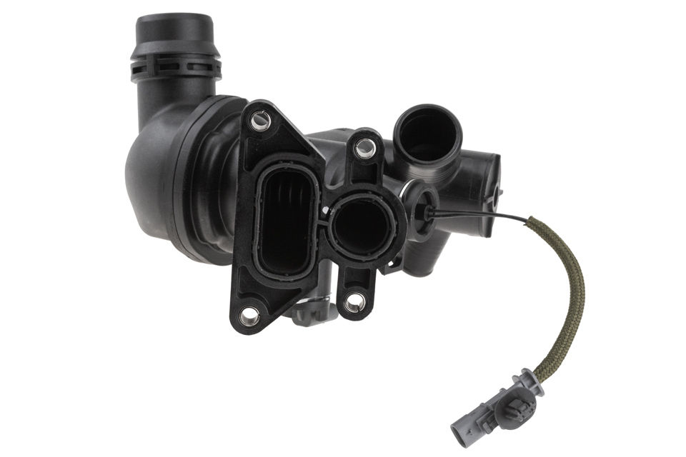 Thumbnail: NTY THERMOSTAT W/ COVER FOR 2.0D JAGUAR XE 19-, XF 18-, F-PACE 19- CTM-JG-007