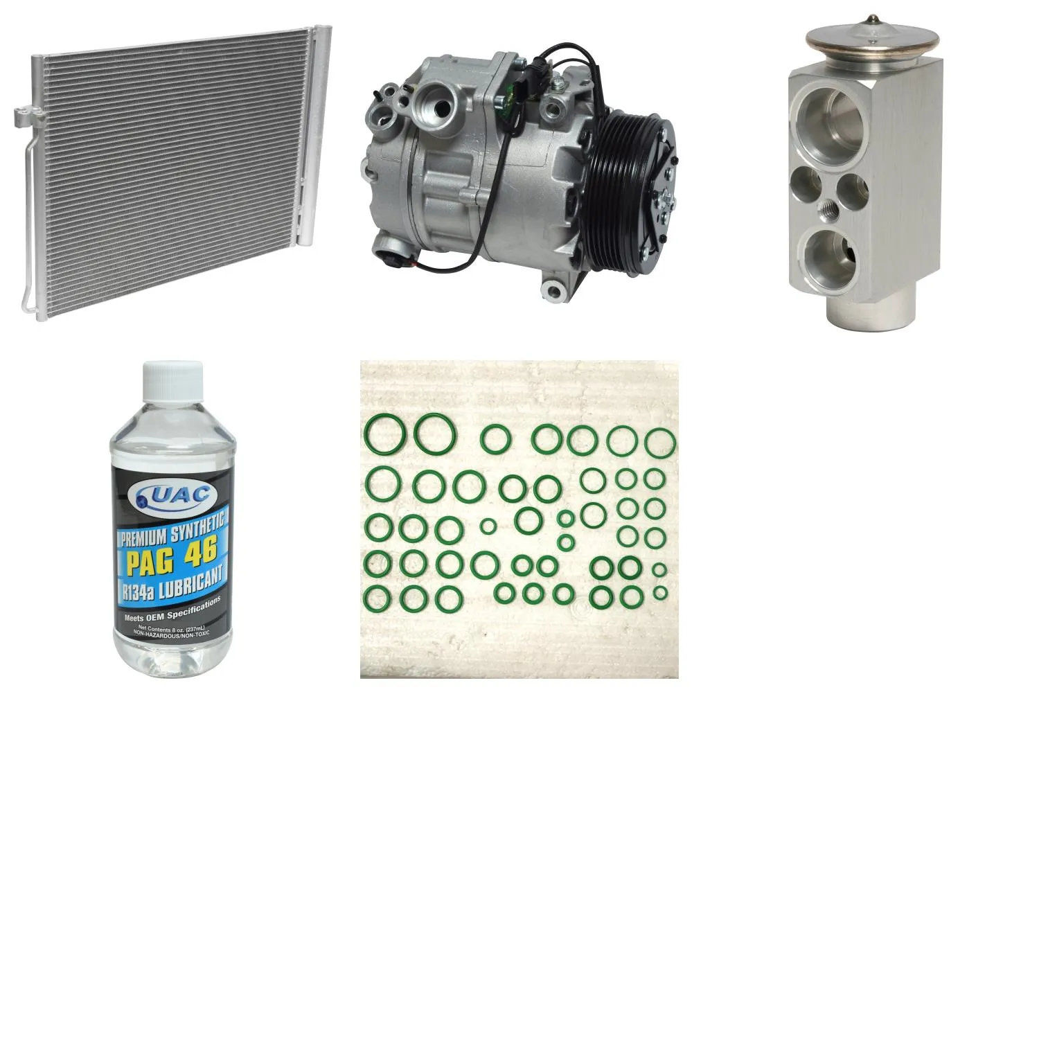 A/C Compressor Kit for BMW X5 XDRIVE30I M SPORT XDRIVE30I 2007-2010 RA/4698RPP