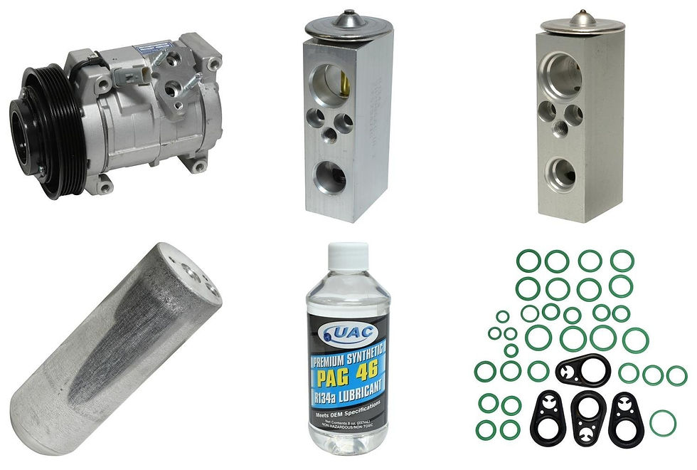 Thumbnail: A/C Compressor Kit for CHRYSLER DODGE VOYAGER CARAVAN 2.4L 2001-2004 RA/582RPP