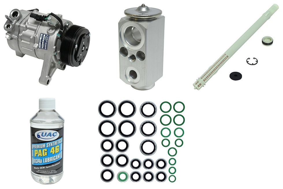 Thumbnail: A/C Compressor Kit for BUICK CHEVROLET GMC ENCLAVE 3.6L 2013-2017 RA/441RPP