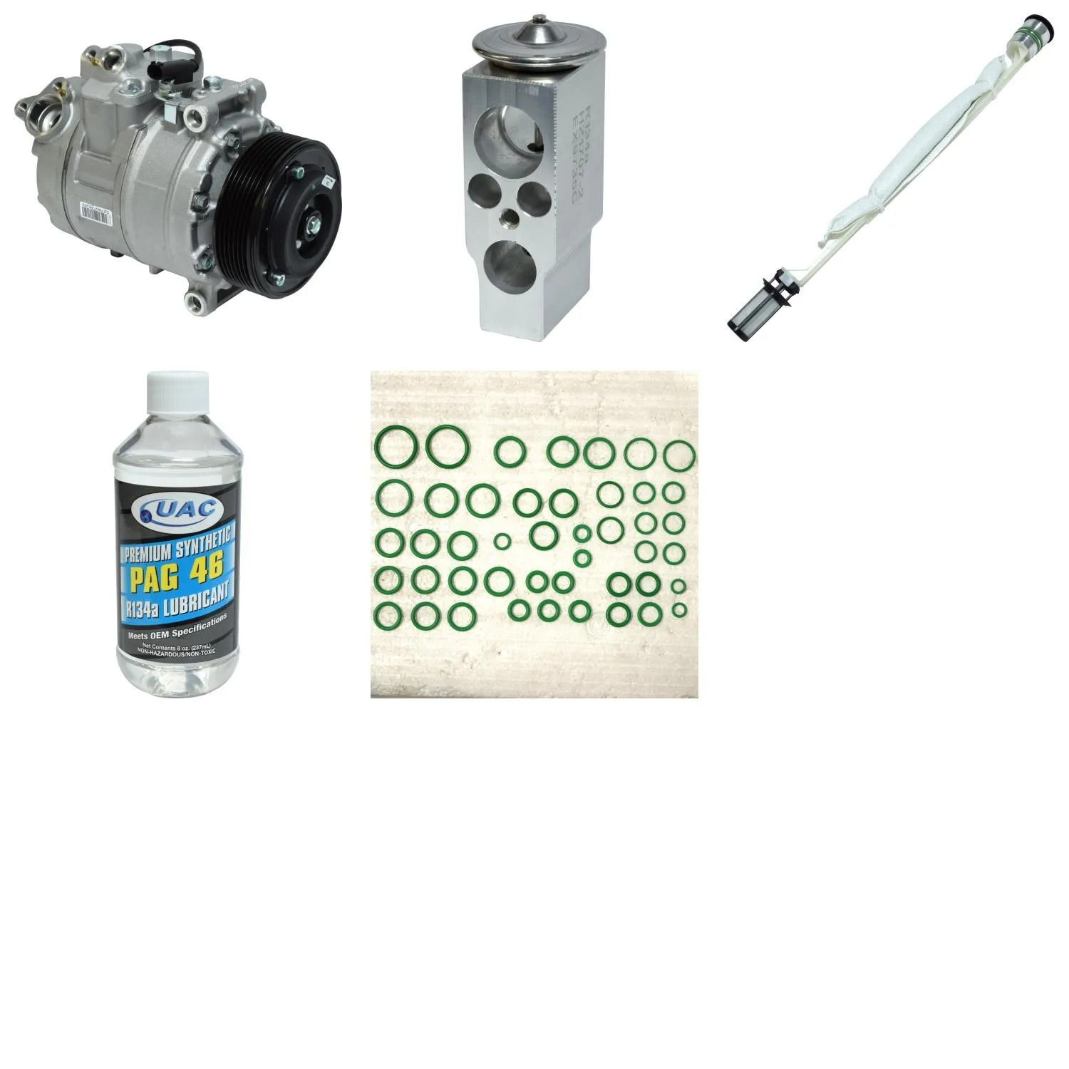 A/C Compressor Kit for BMW Z4 SDRIVE35I PURE TRACTION 2009-2016 RA/4581RPP