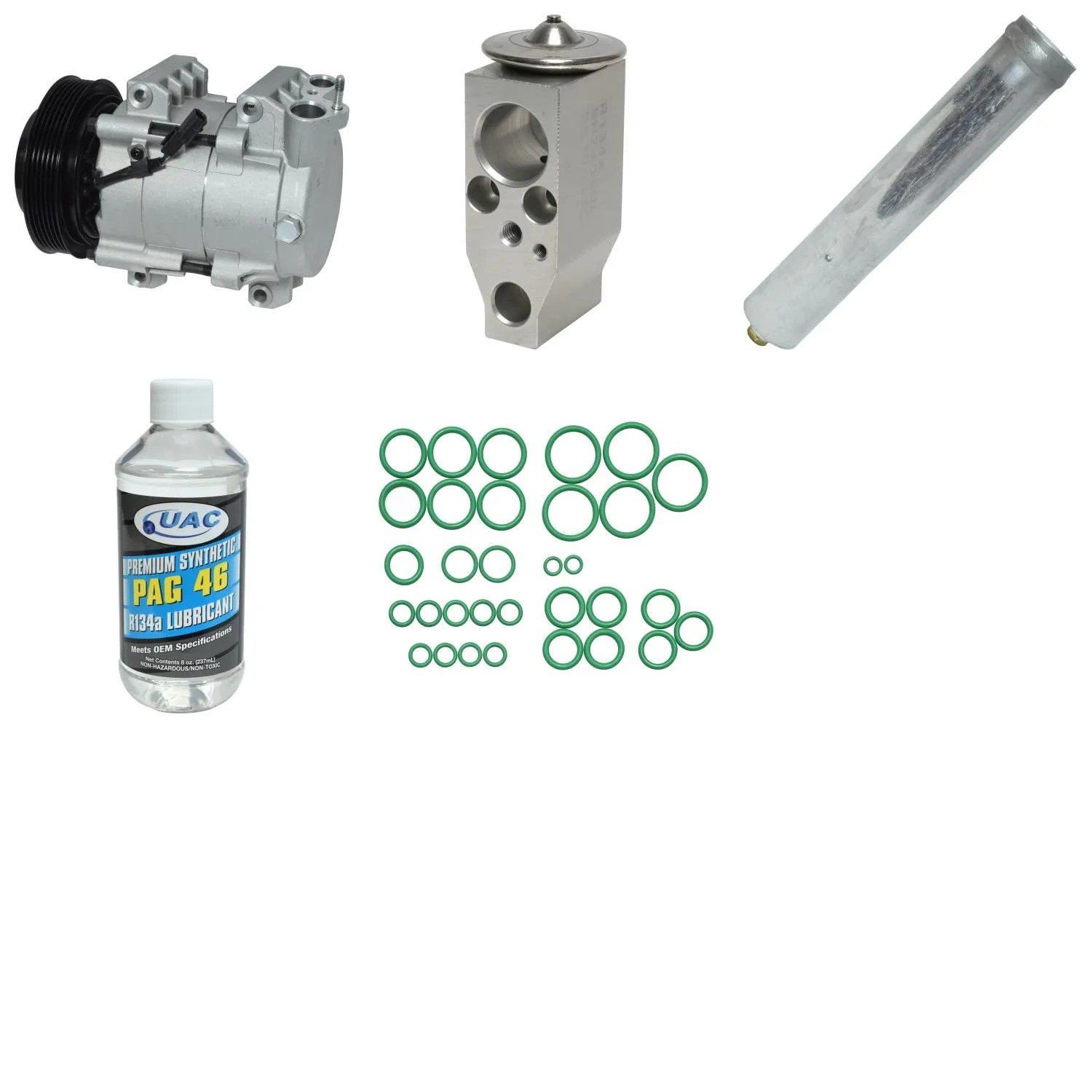 A/C Compressor Kit for NISSAN ROGUE 2.5L 2013-2013 RA/2496RPP