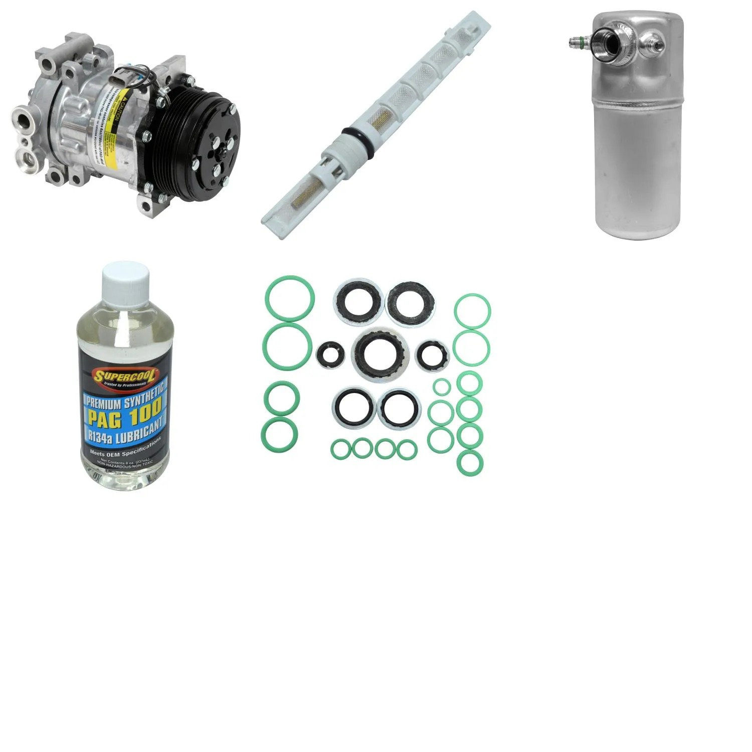 A/C Compressor Kit for CHEVROLET GMC ISUZU OLDSMOBILE 4.3L 1998-2005 RA/2522RPP