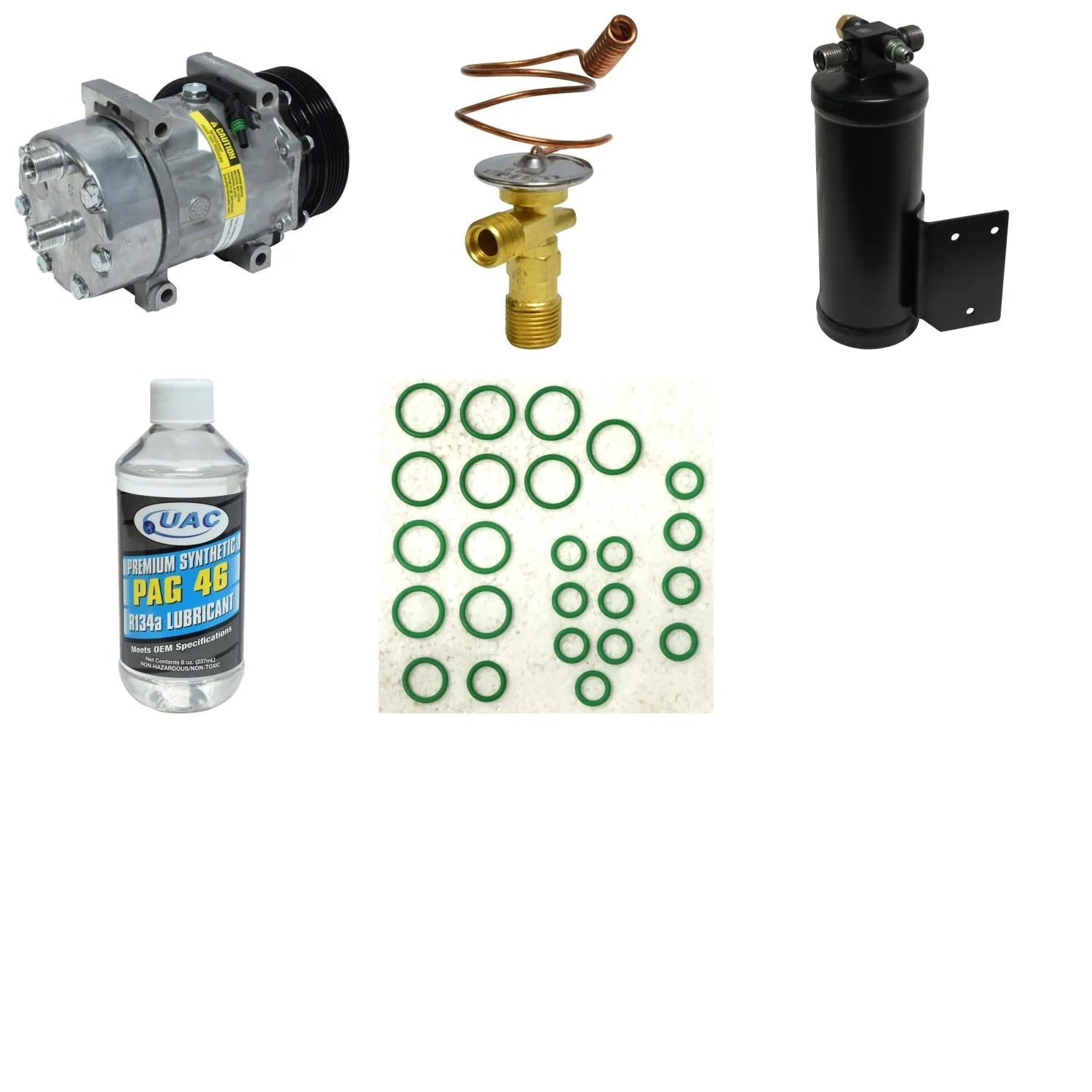 A/C Compressor Kit for JEEP WRANGLER TJ BASE SE RIO GRANDE 1994-2002 RA/4488RPP