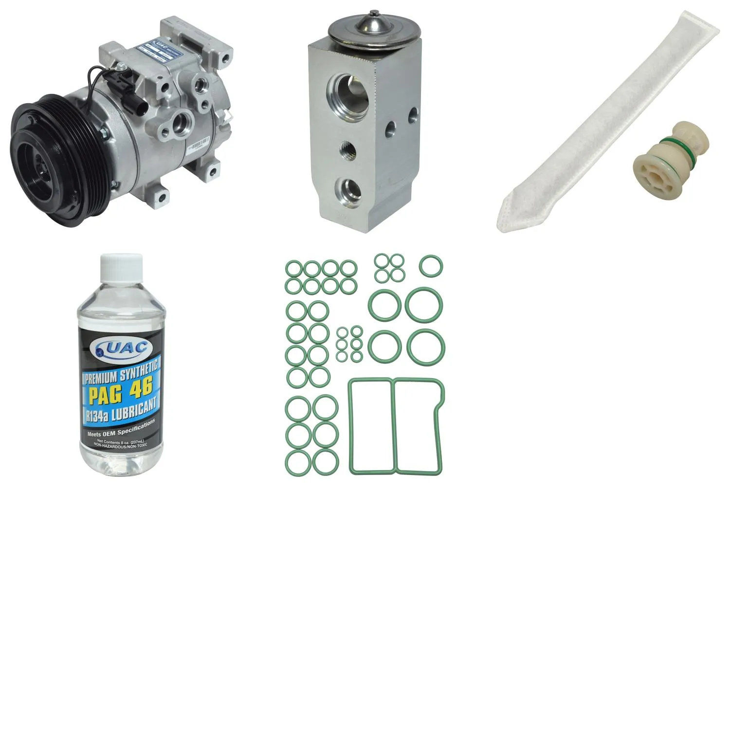 A/C Compressor Kit for KIA SEDONA LX CONVENIENCE EX LUXURY 2010-2014 RA/4316RPP