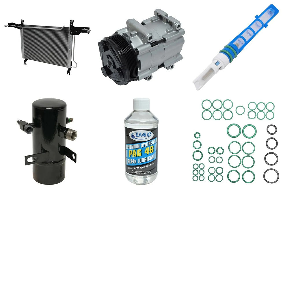 Thumbnail: A/C Compressor Kit for FORD F-250 F-350 5.0L 4.9L 7.5L 5.8L 1996-1997 RA/569RPP