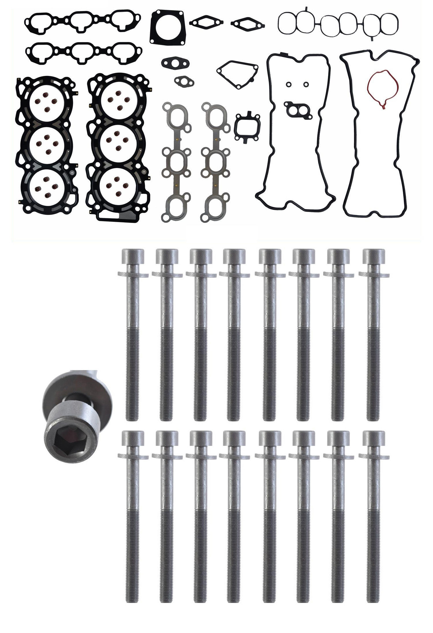 Cylinder Head Gasket Set for INFINITI NISSAN I30 MAXIMA 3.0L DOHC 00-01 RA/708RB