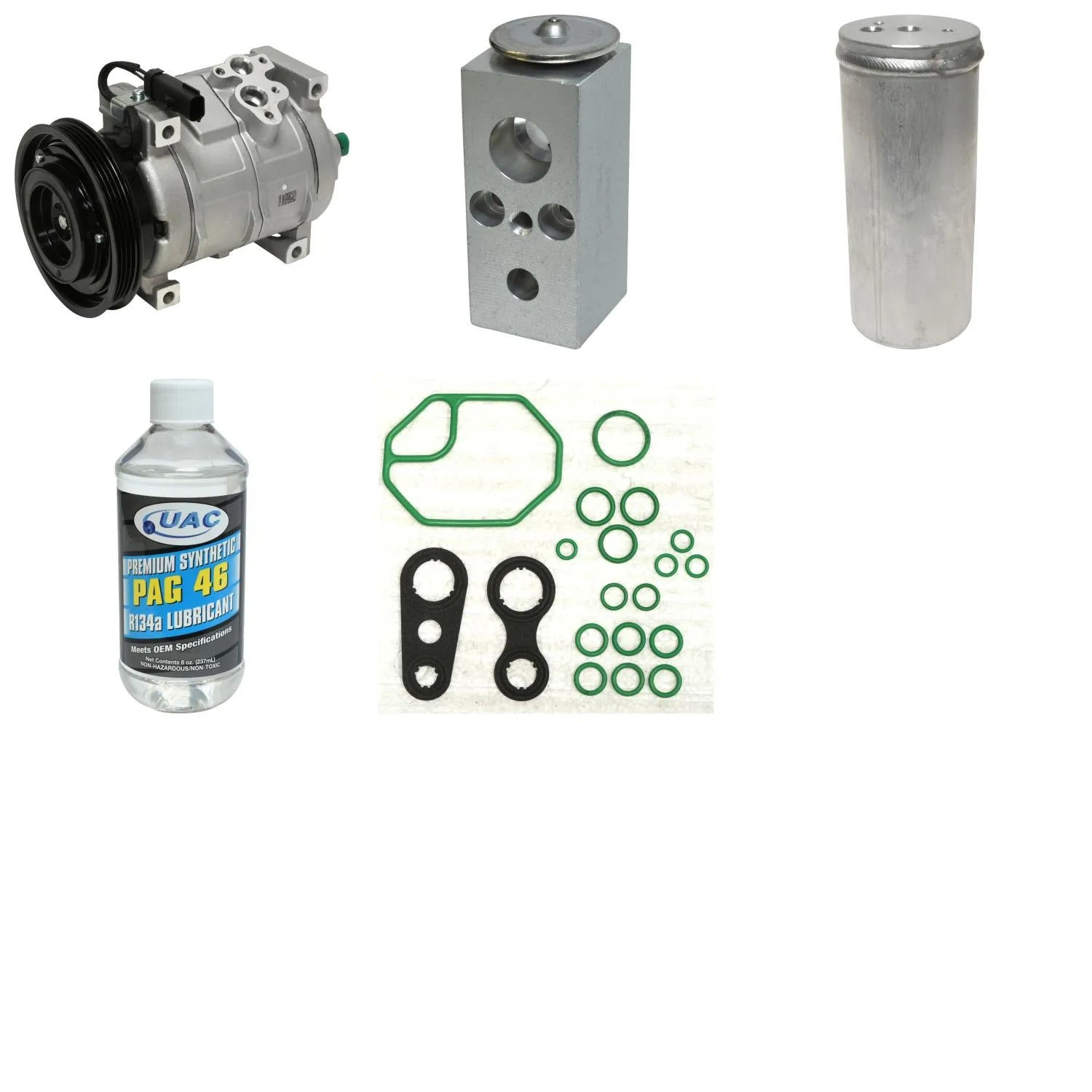 A/C Compressor Kit for CHRYSLER DODGE PLYMOUTH NEON 2.0L 2000-2002 RA/1915RPP