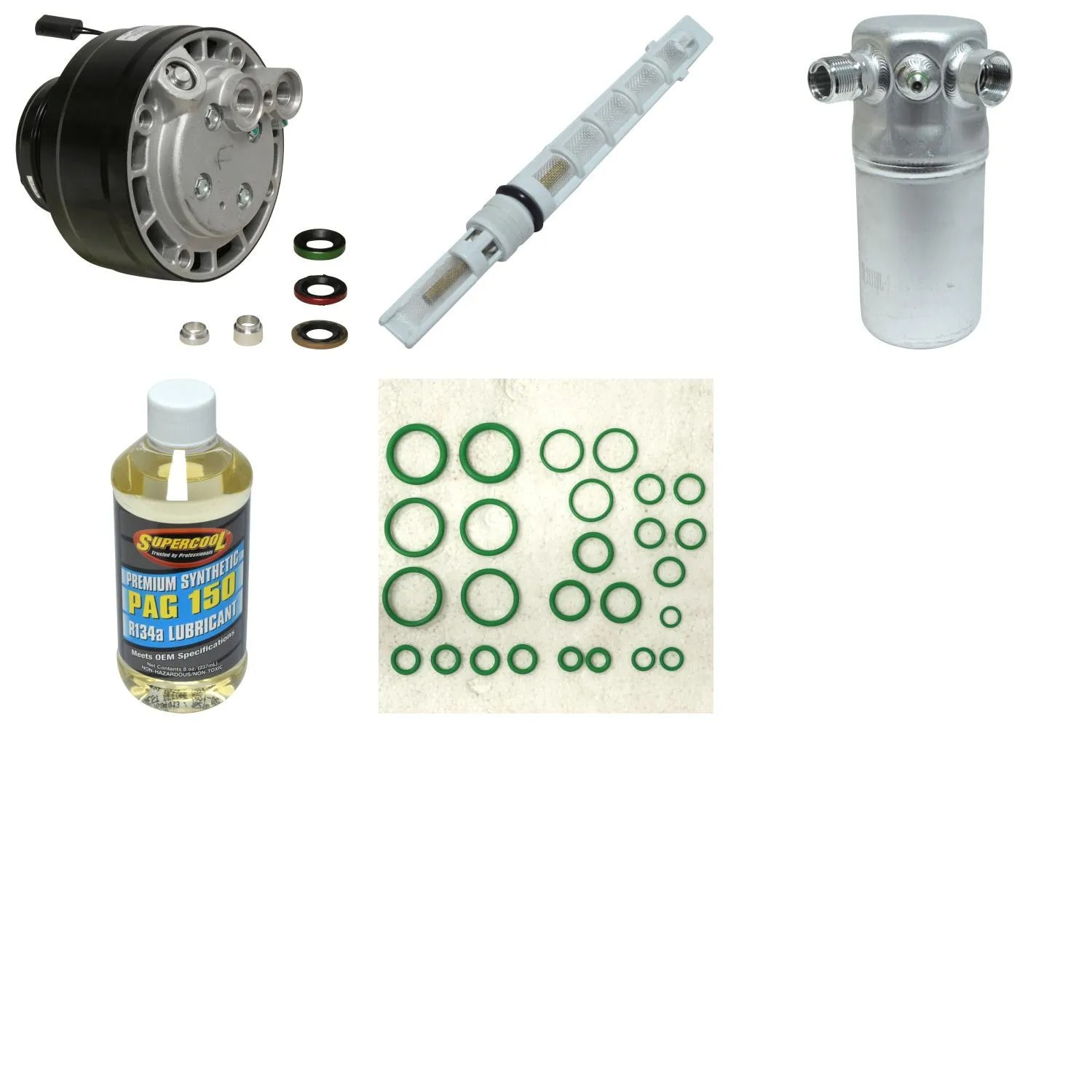 A/C Compressor Kit for FORD F-150 STX XL XLT FLOTILLERA 4.2L 2007-08 RA/1205RPP