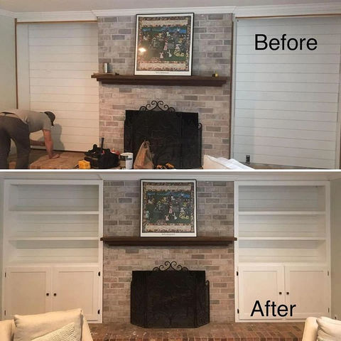 Fireplace Niche Cabinets