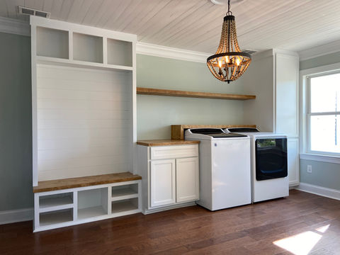 Mudroom + Laundry Room Storage