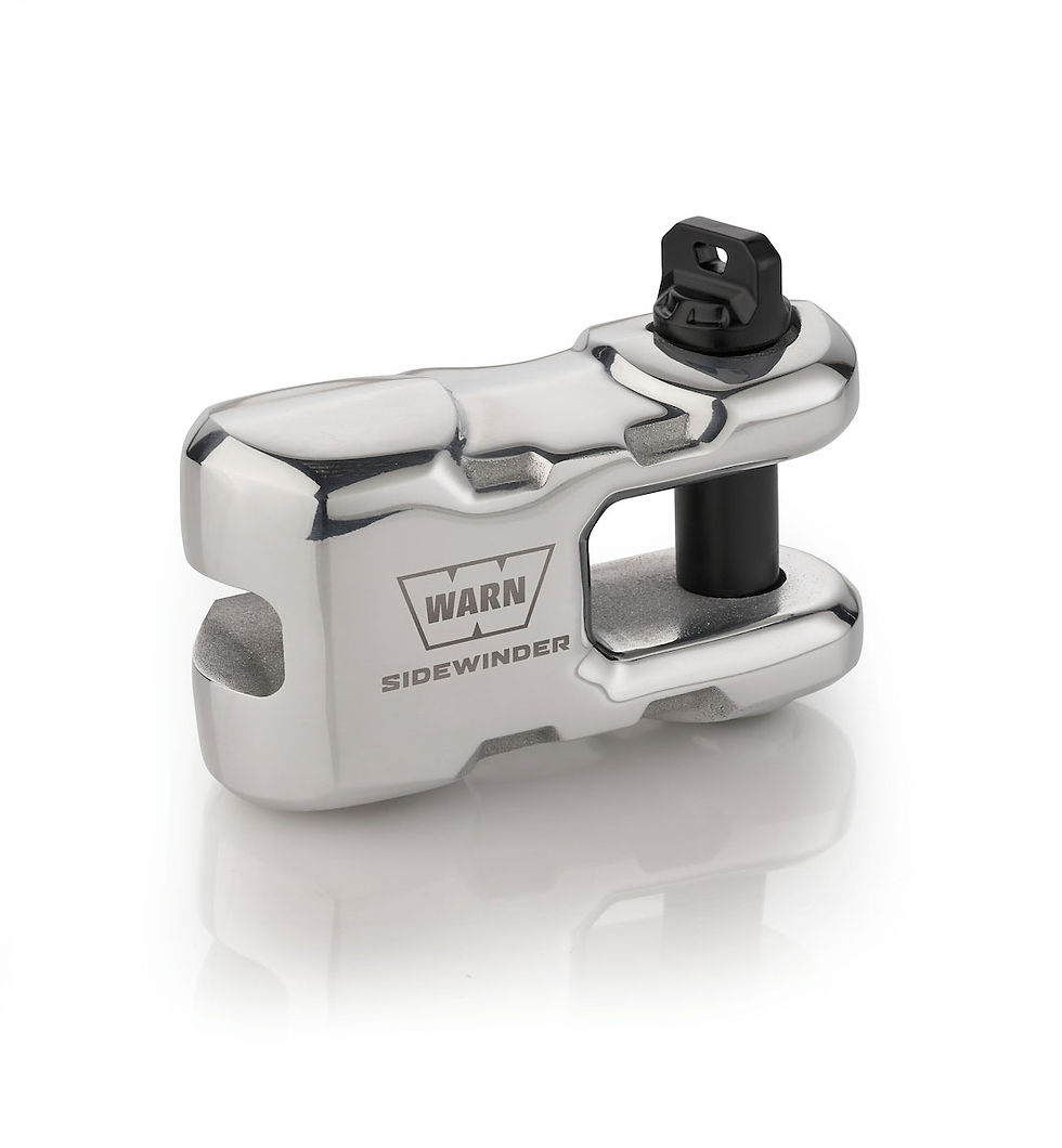 Thumbnail: WARN 100640 Epic Sidewinder Polished Shackle Assy