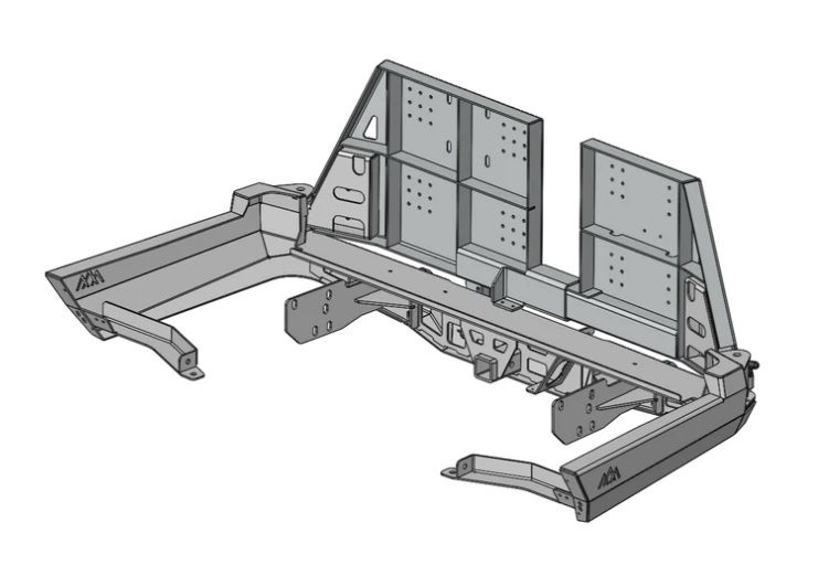 Thumbnail: BACKWOOD ADVENTURE MODS Toyota Tacoma 2016on Rear Bumper Dual Swing