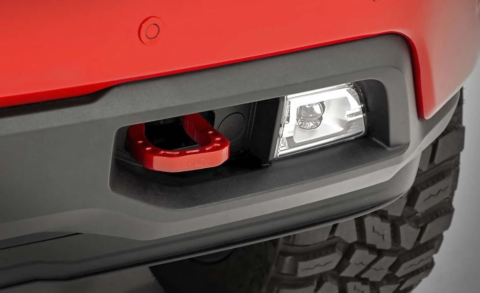 Thumbnail: ROUGH COUNTRY RS132 Red Forged Two Hooks for Chevy 1500 19-20