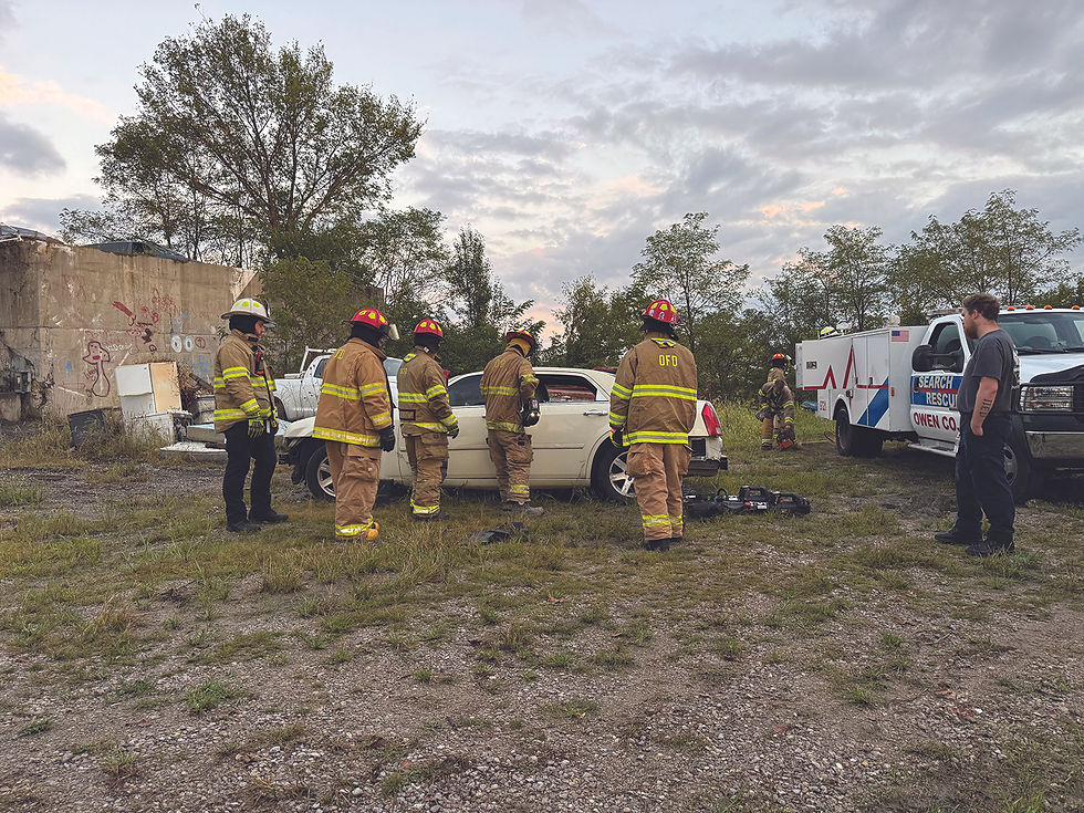 OCSAR Trains with OC Fire Departments. Photo Credit: Nicki Thomas