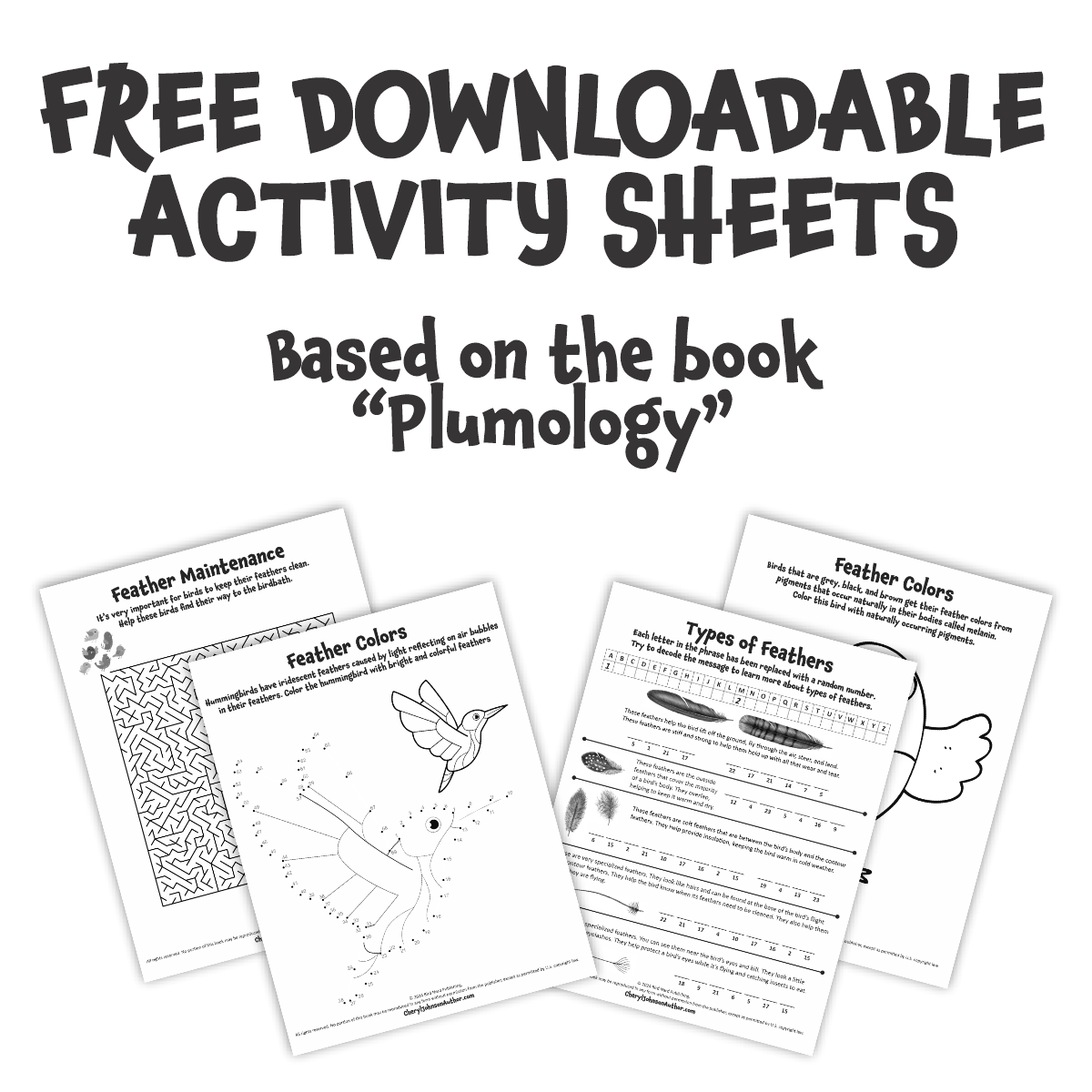 Activity Sheets - Plumology