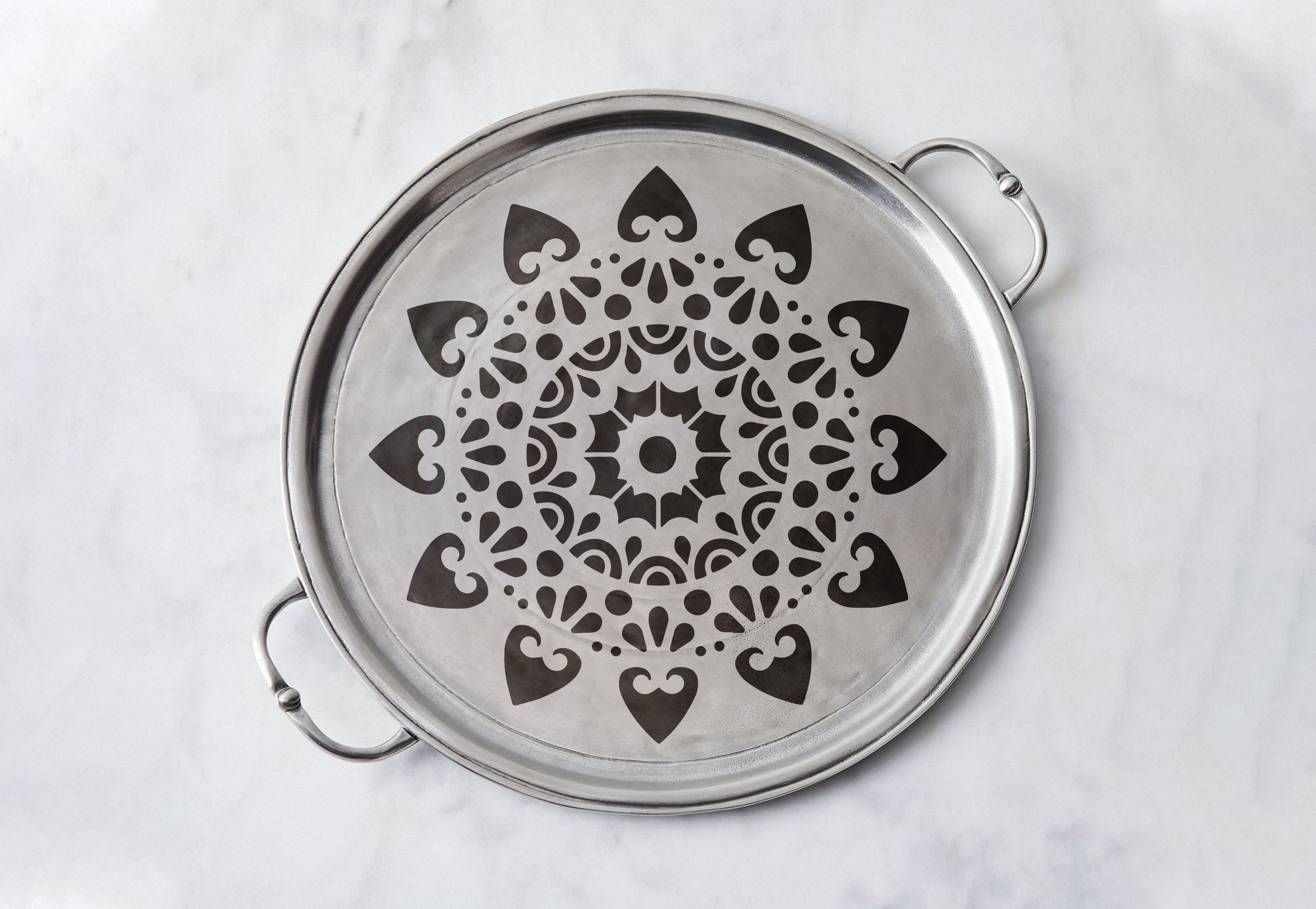 Sablon decorativ reutilizabil A4 - Mandala Magic (1123)