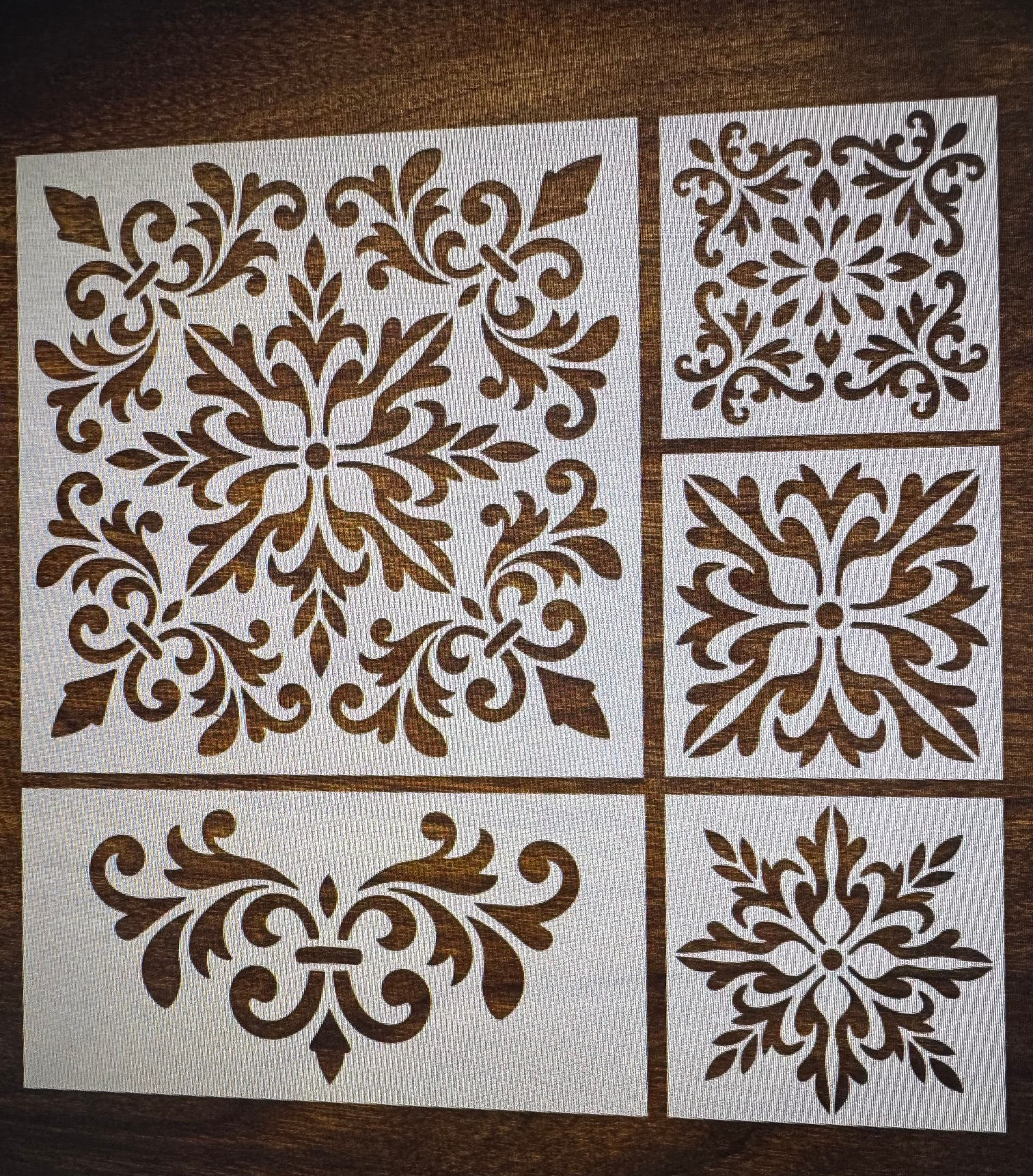 Set 5 sabloane decorative reutilizabile - Mediterranean (1445)