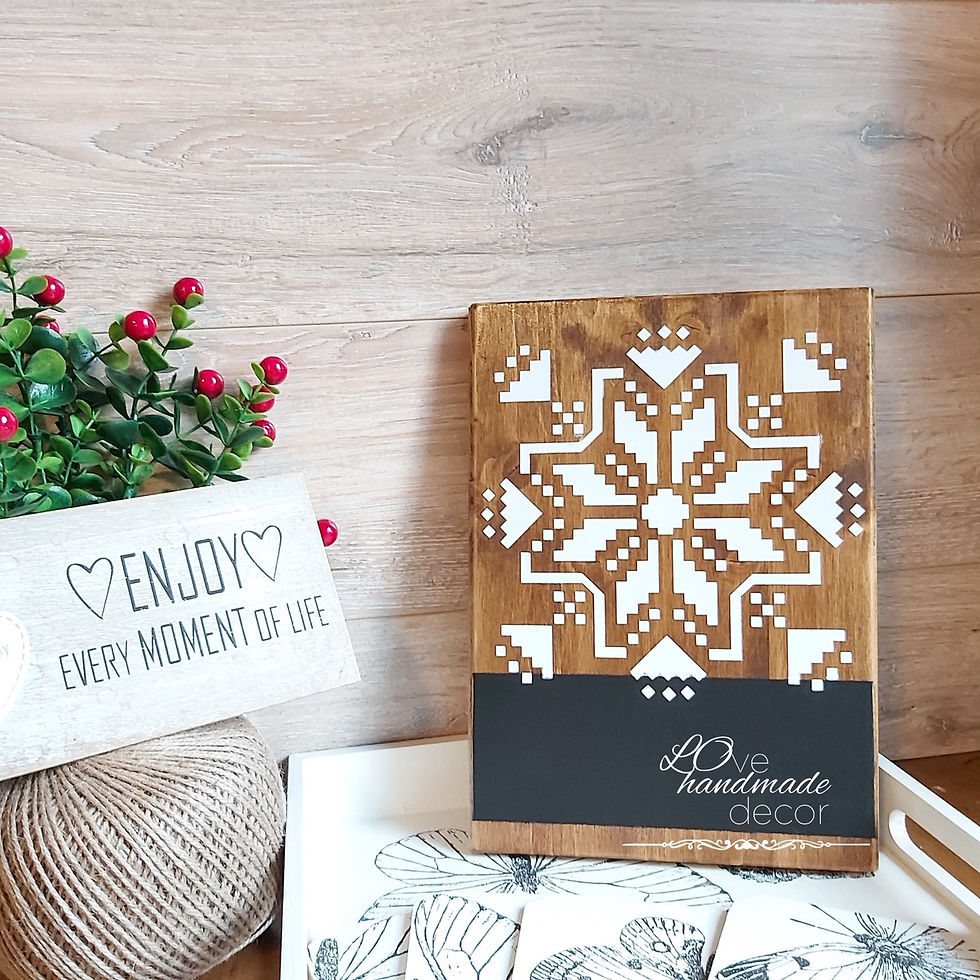 Miniatură: Sablon decorativ Best folk (1013)