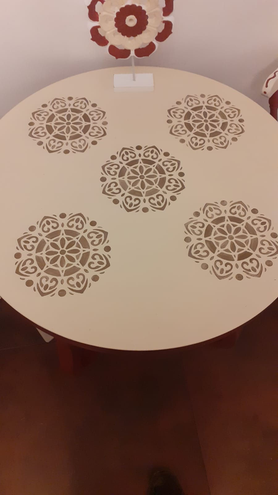 Miniatură: Sablon decorativ reutilizabil A4 - Mandala Mimi (1124)