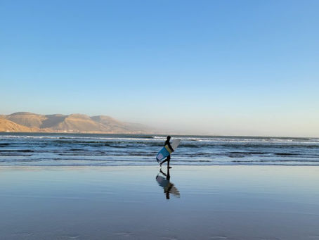 surfer from the camp little kasbah imsouane