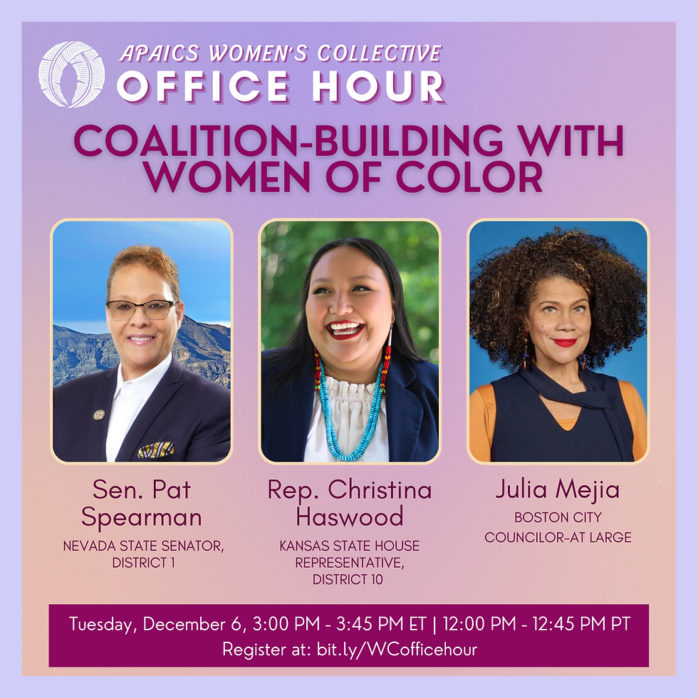 Women's Collective Office Hour: Coalition-Building With Women of Color