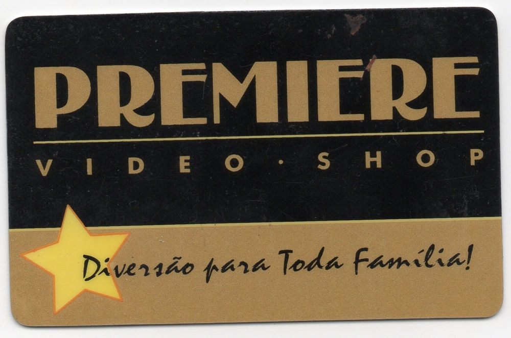 Cartão Membro Premiere Video Shop
