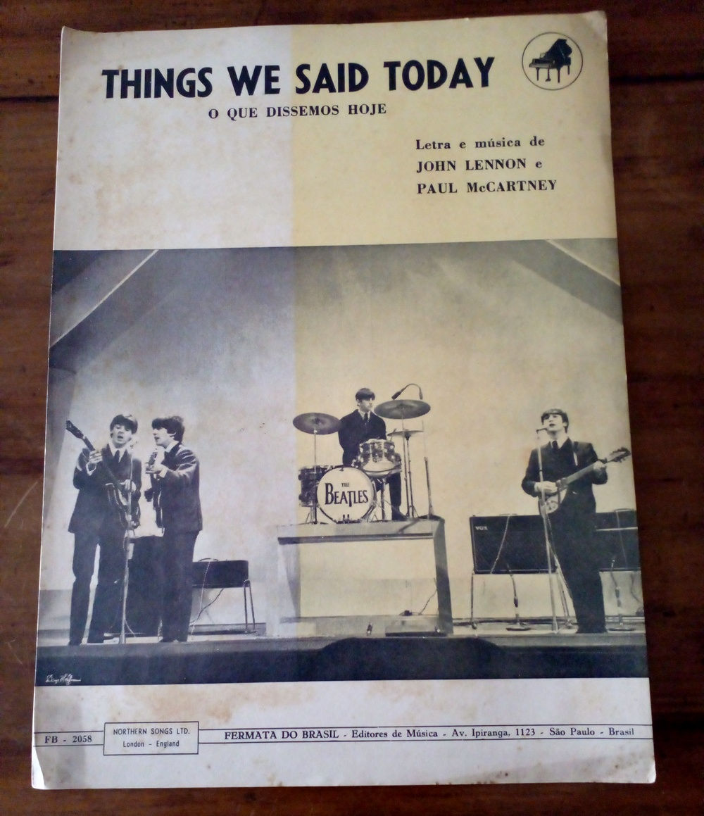 Partitura The Beatles - Things We Said Today