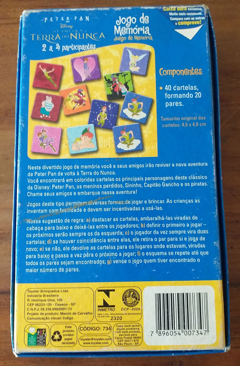 Miniatura: Jogo da Memória Peter Pan em Disney de Volta à Terra do Nunca