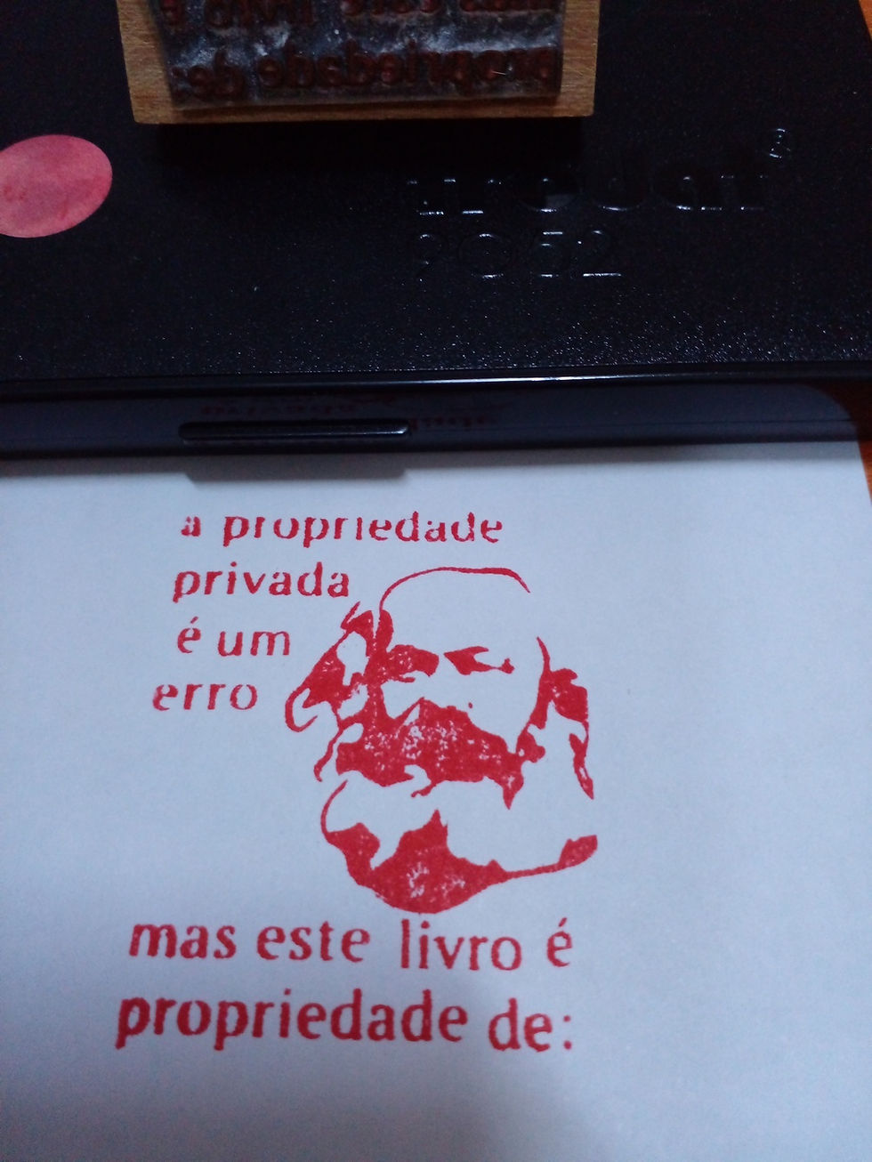 Miniatura: Carimbo Marx Libris