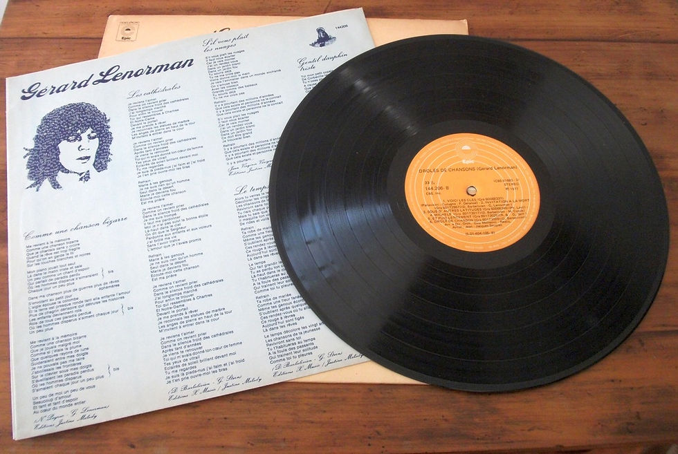 Miniatura: LP Gérard Lenorman - Drôles de Chansons