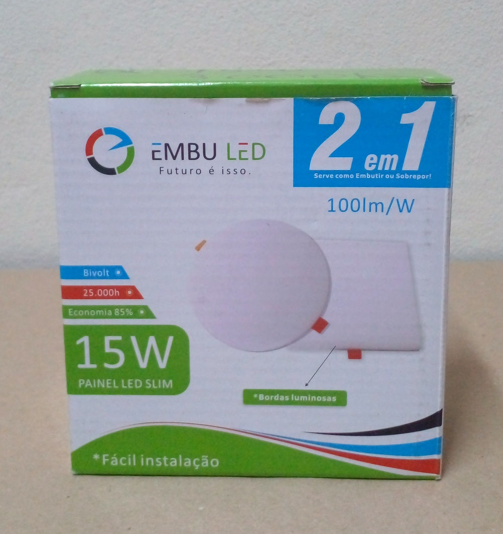 Painel Slim Embu Led