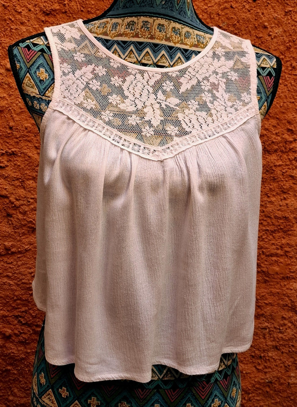 Blusa Forever 21 Pala Rendada