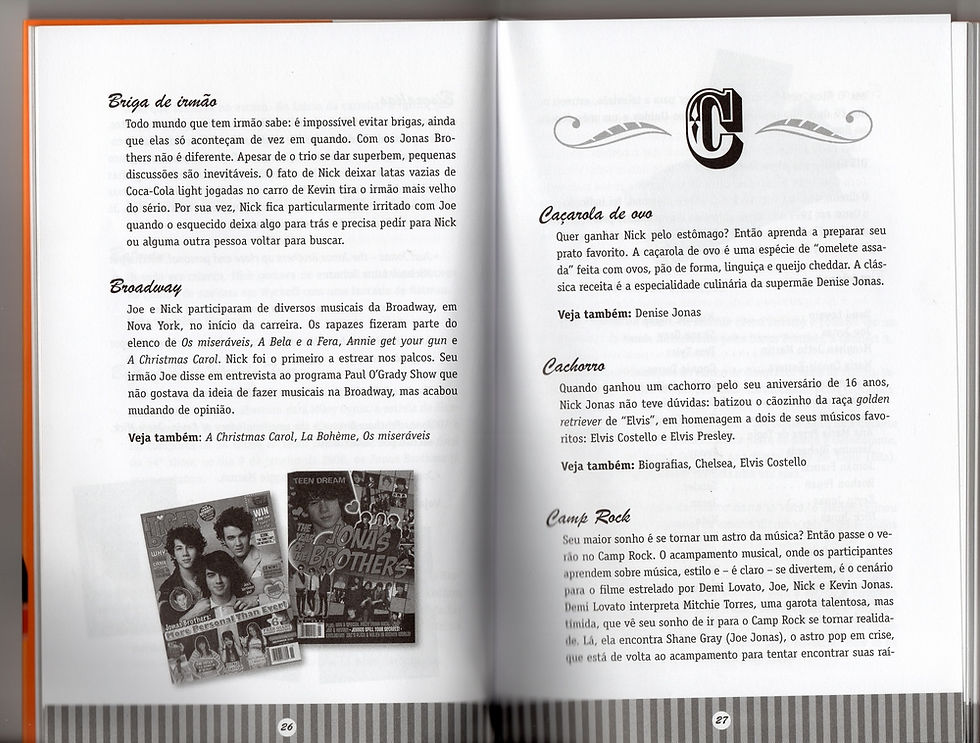Miniatura: Jonas Brothers de A a Z