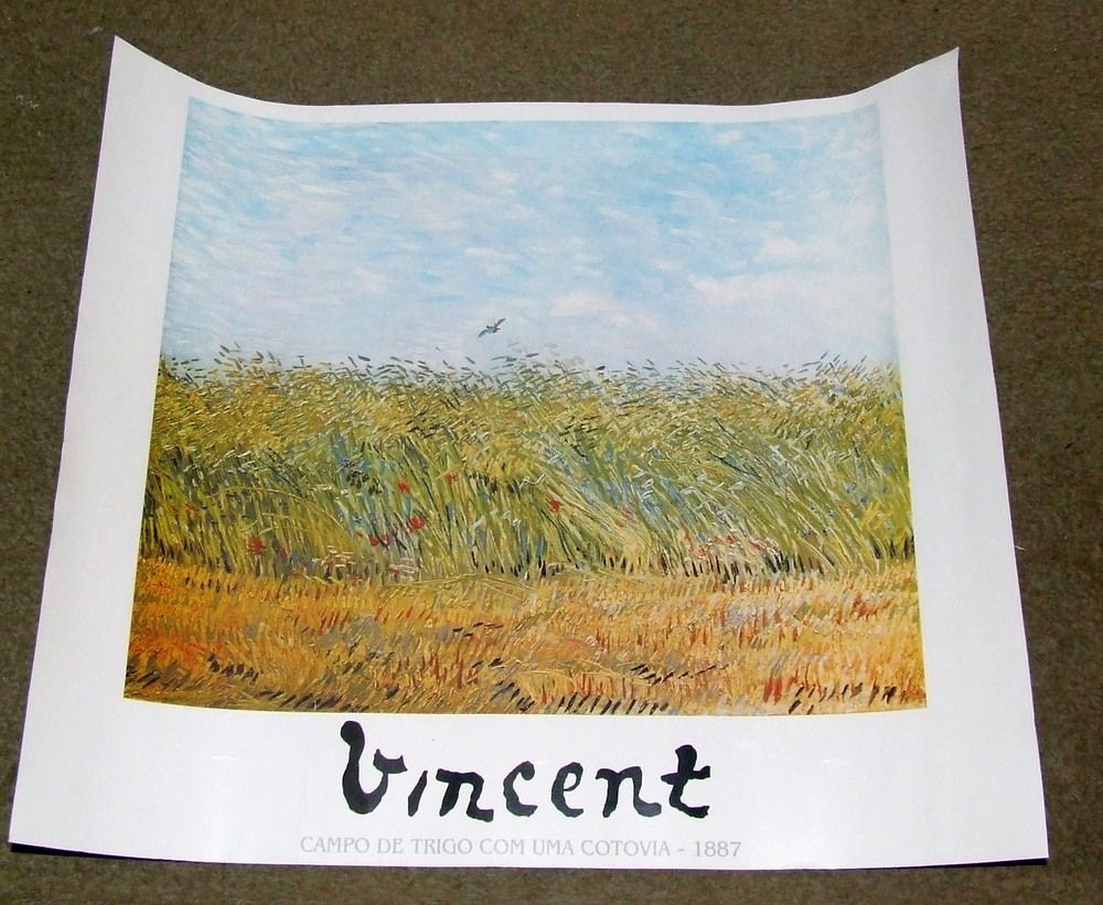 Campo de Trigo Com Uma Cotovia - Van Gogh