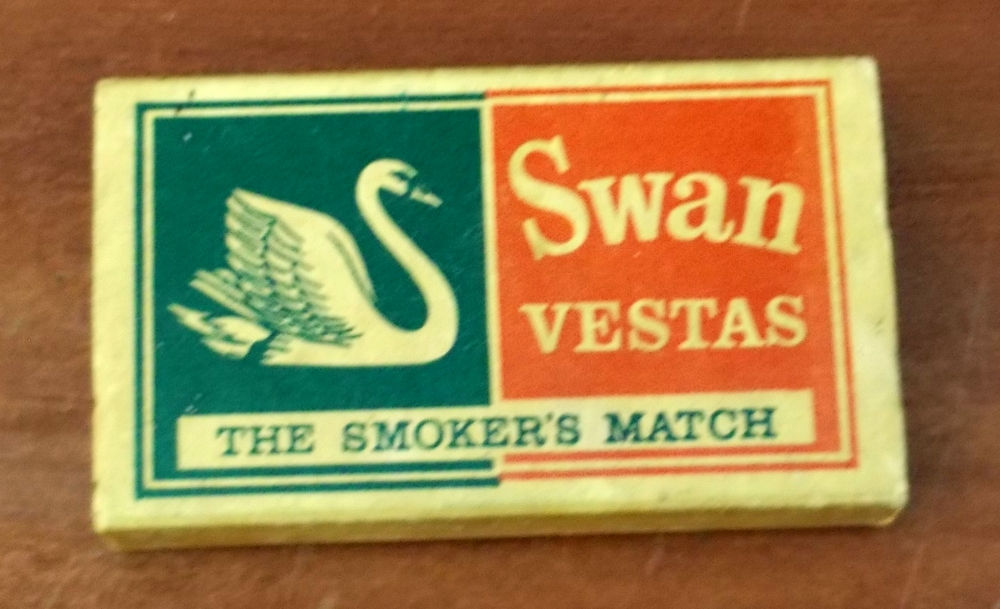 Caixa de Fósforos Swan Vestas