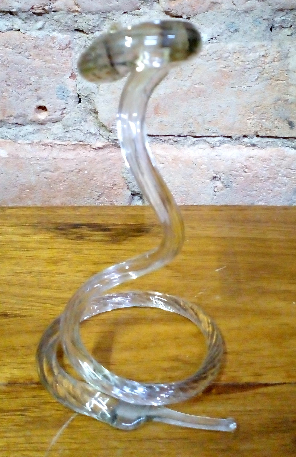 Miniatura: Bibelô Serpente de Vidro