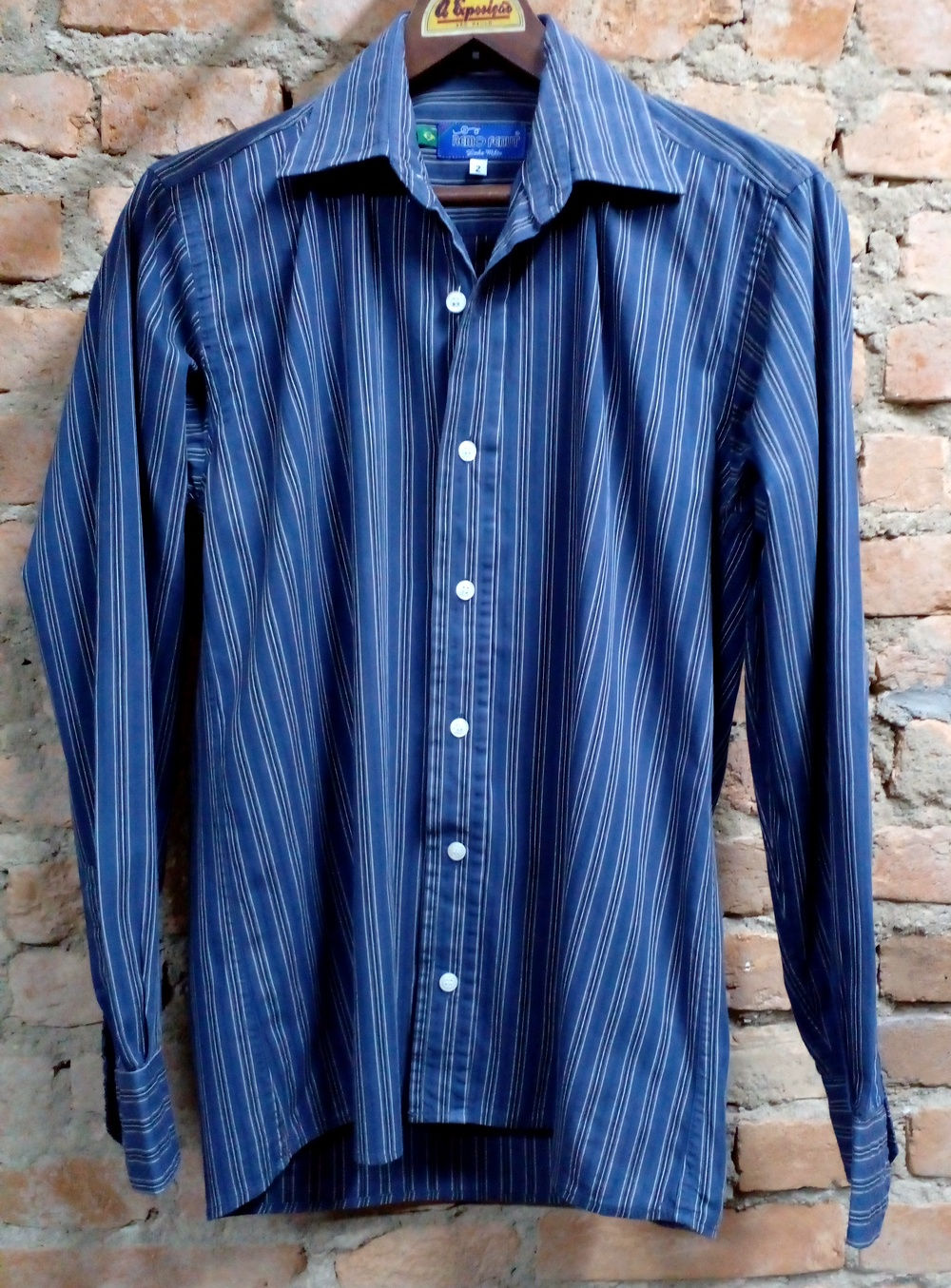 Camisa Remo Fenut Linha Milão Azurra