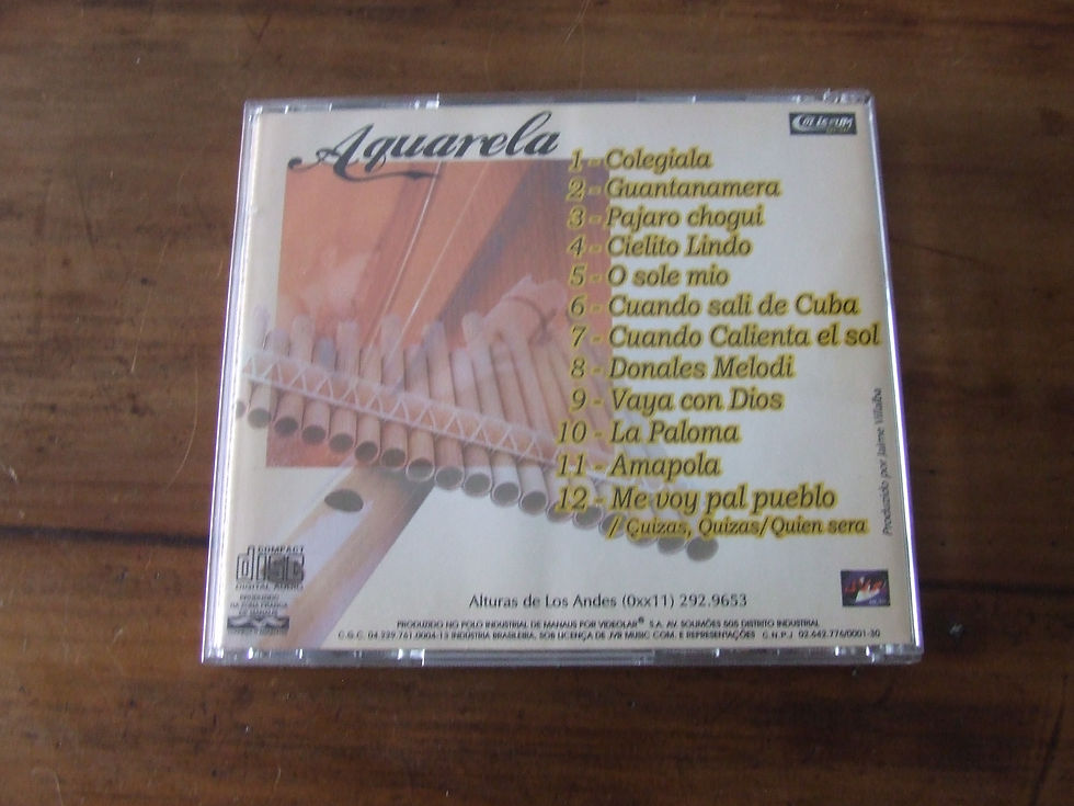 Miniatura: CD Aquarela