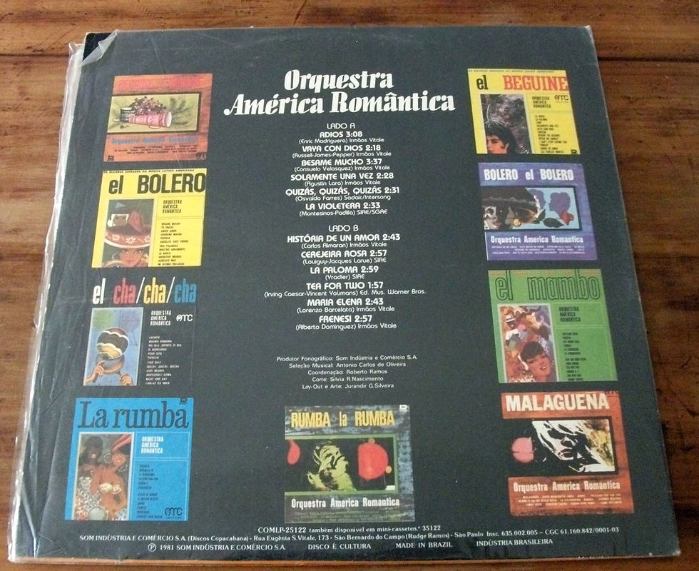 Miniatura: LP Seleção de Ouro Orquestra América Romântica