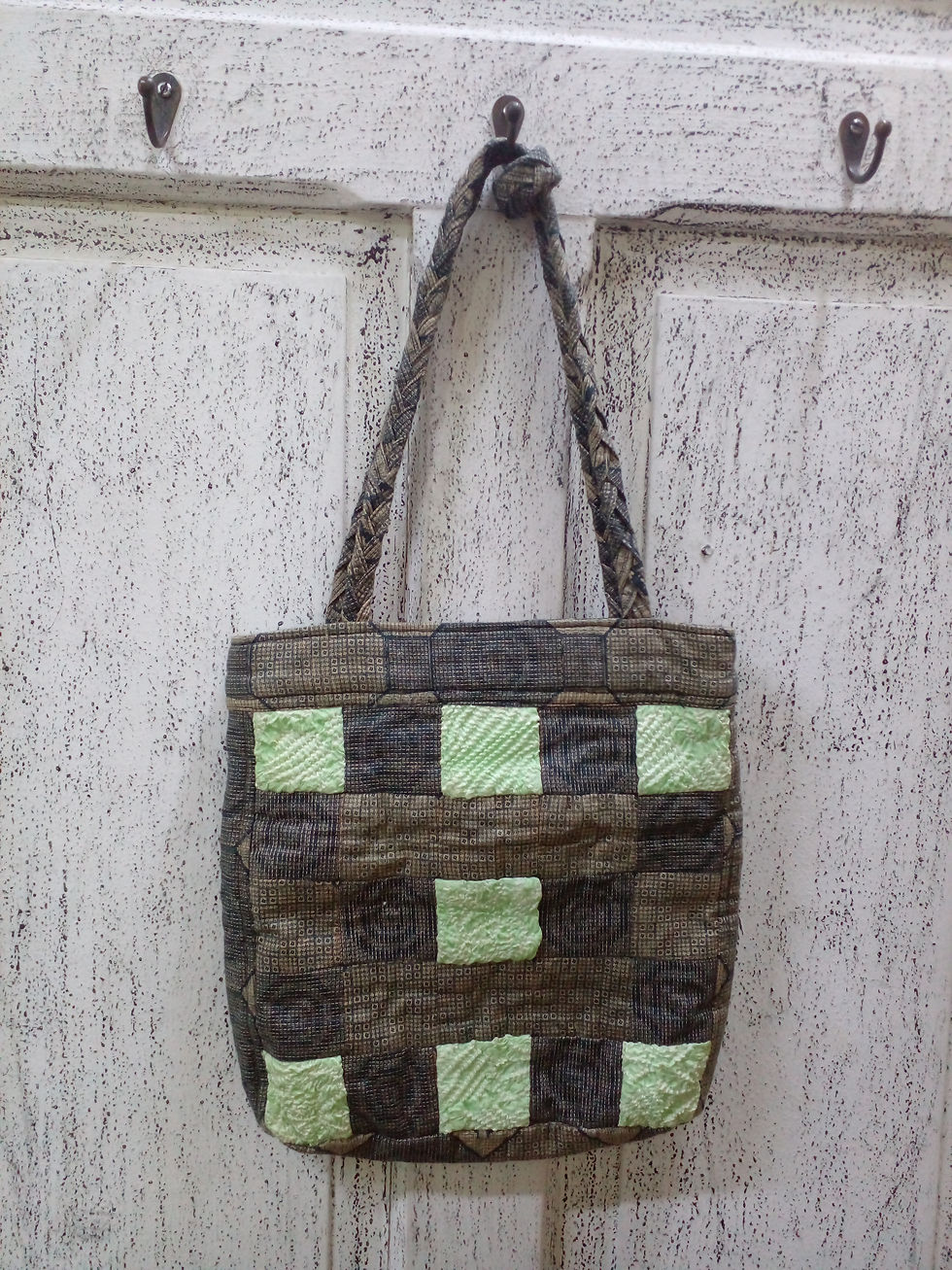 Miniatura: Sacola Patchwork Trança