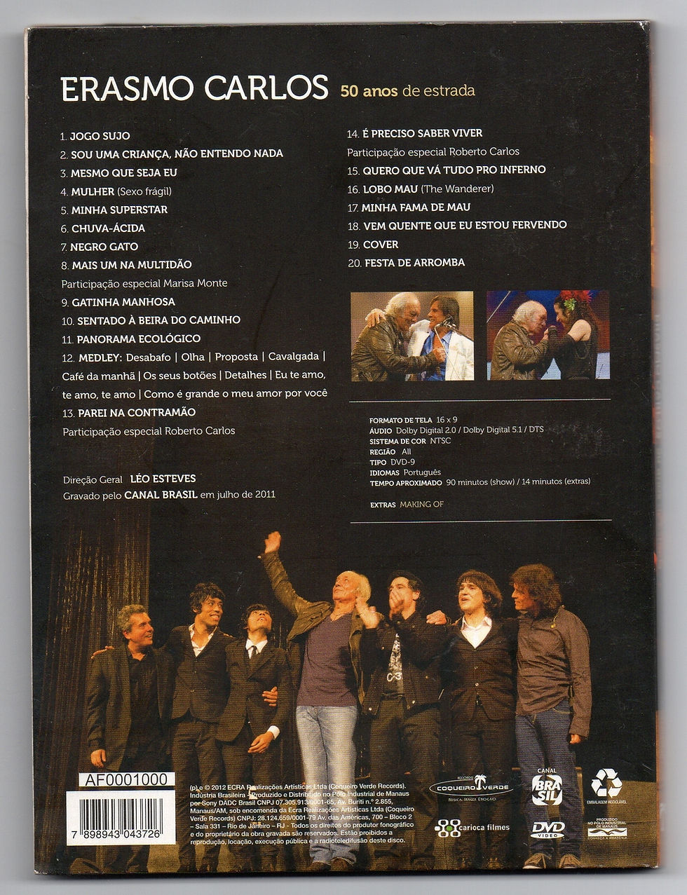 Miniatura: DVD Erasmo Carlos - 50 Anos de Estrada