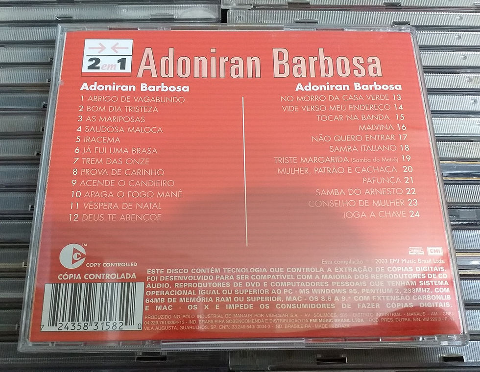 Miniatura: CD Adoniran Barbosa