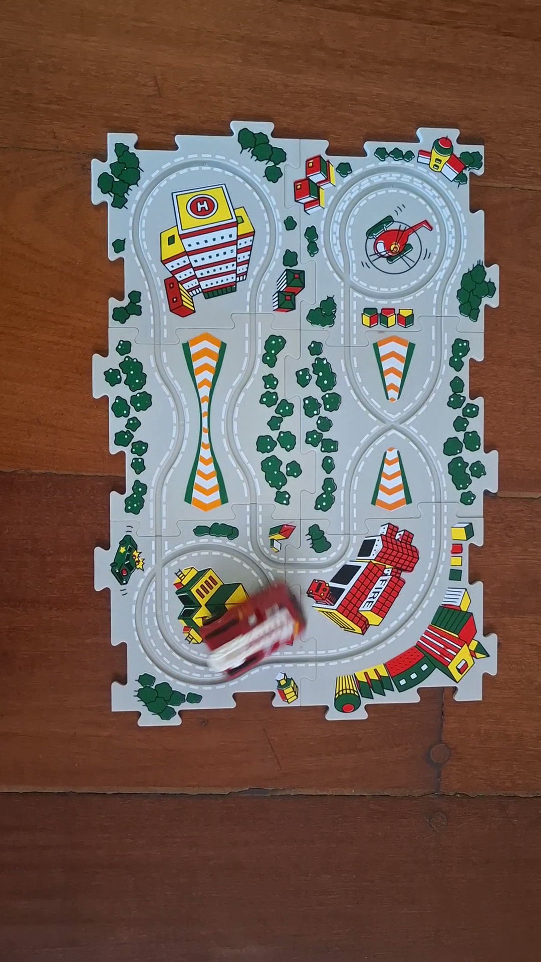 Puzzle Pista Bombeiro