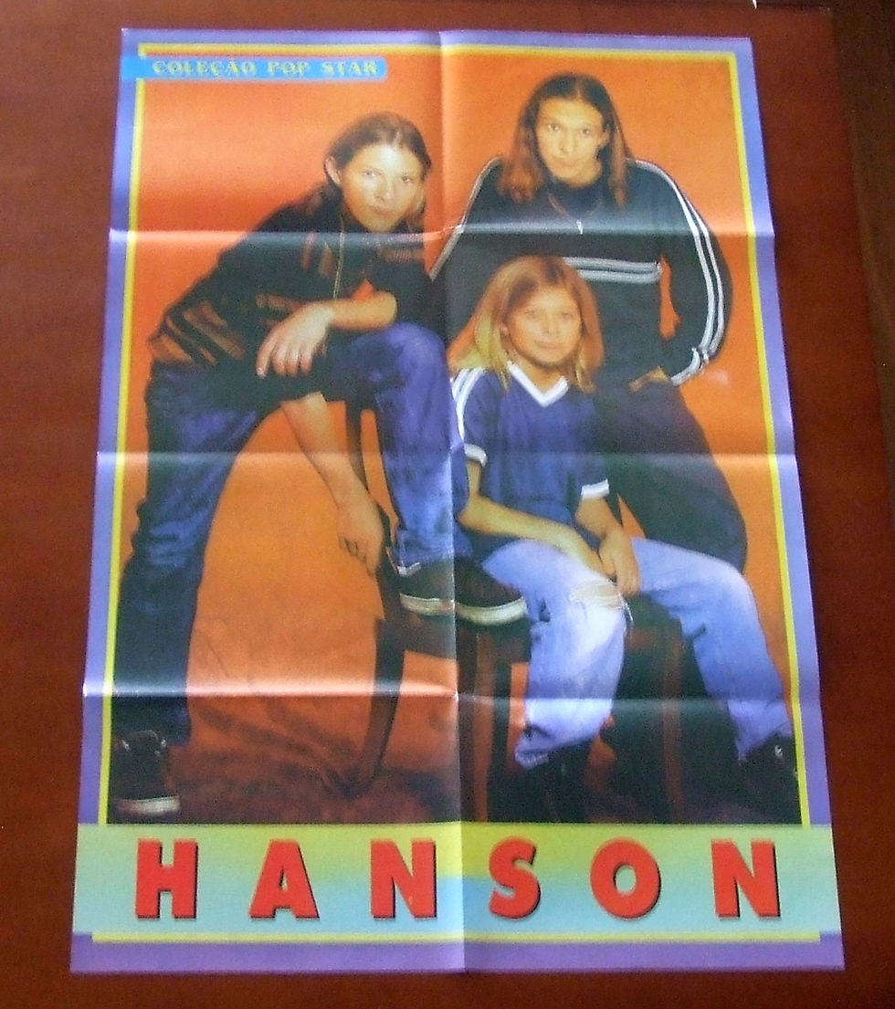 Miniatura: Revista Poster Coleção Pop Star Hanson