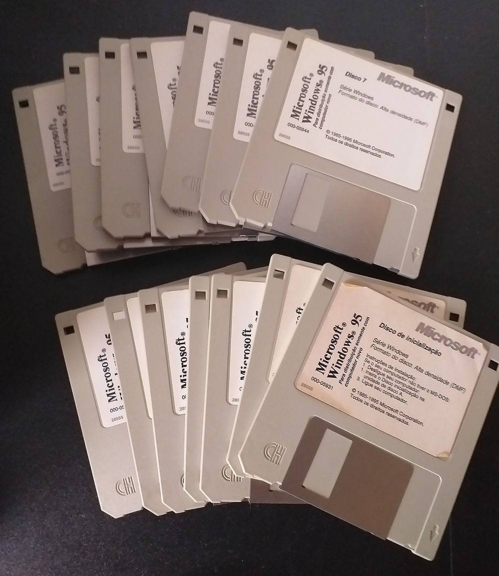 Disquetes de Instalação do Microsoft Windows 95